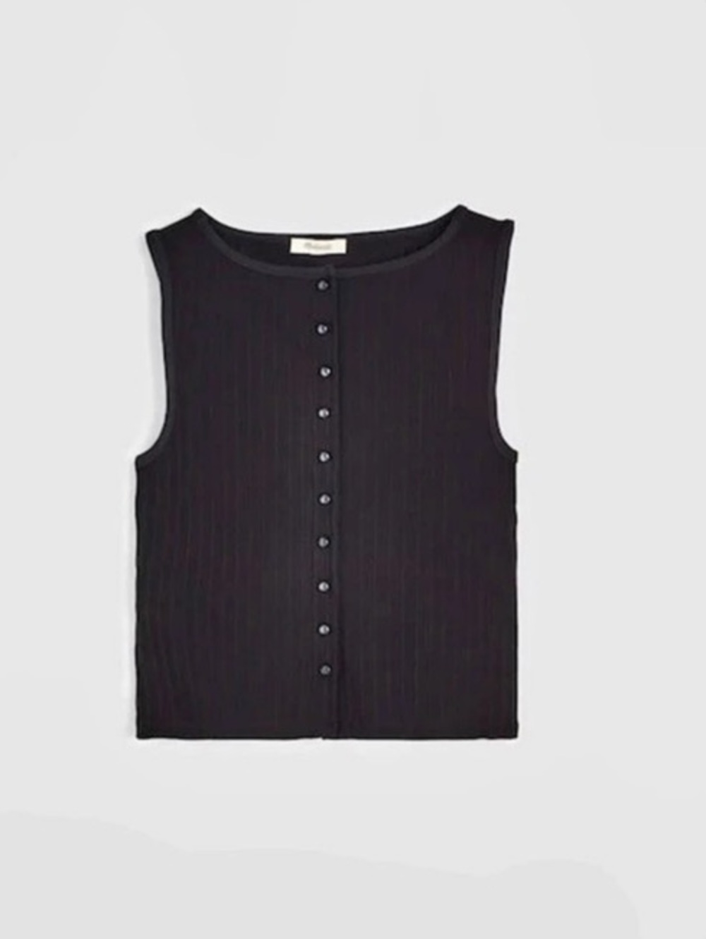 Madewell Ribbed Crewneck Shell Top